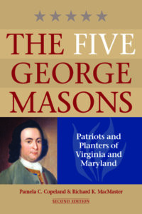 Cover of The Five George Masons, featuring a portrait of George Mason IV.